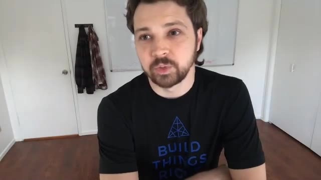 Alex on camera telling the story